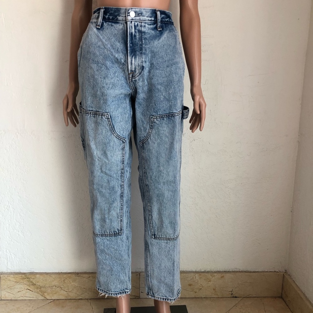 Abercrombie & Fitch Light Blue Boyfriend Jeans